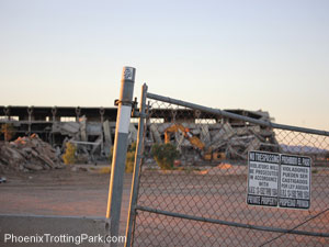 The end of Phoenix Trotting Park